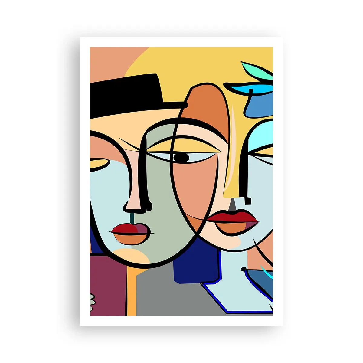 Poster - Întâlnire cu Picasso - 70x100 cm