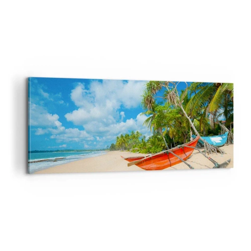 Tablou pe pânză - Farmecul tropicelor - 100x40 cm