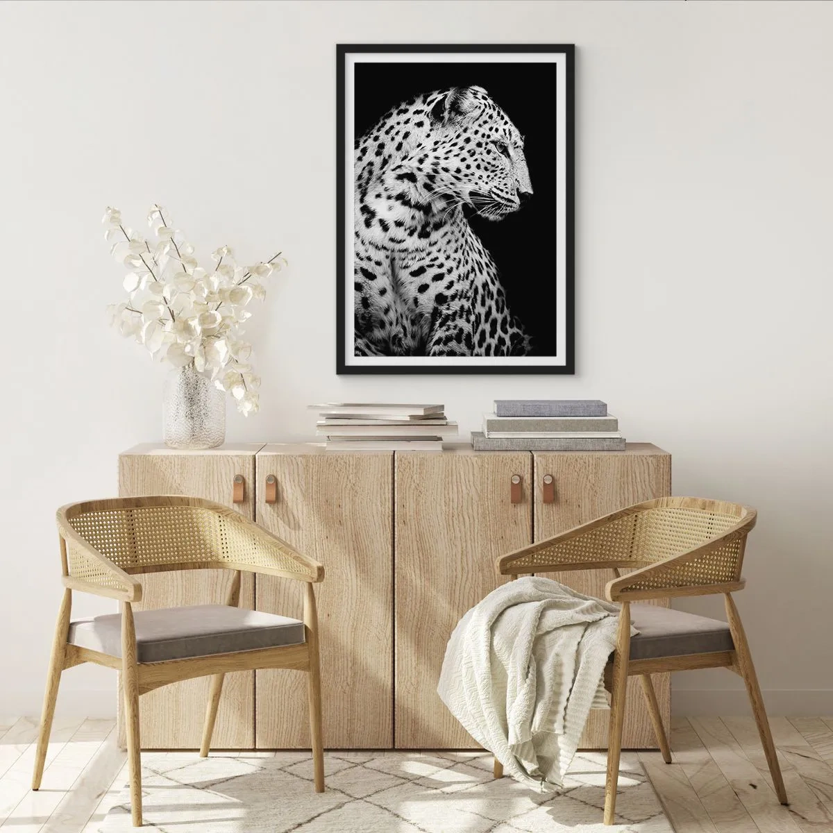 Poster în ramă neagră - Profilul drept perfect! - 61x91 cm