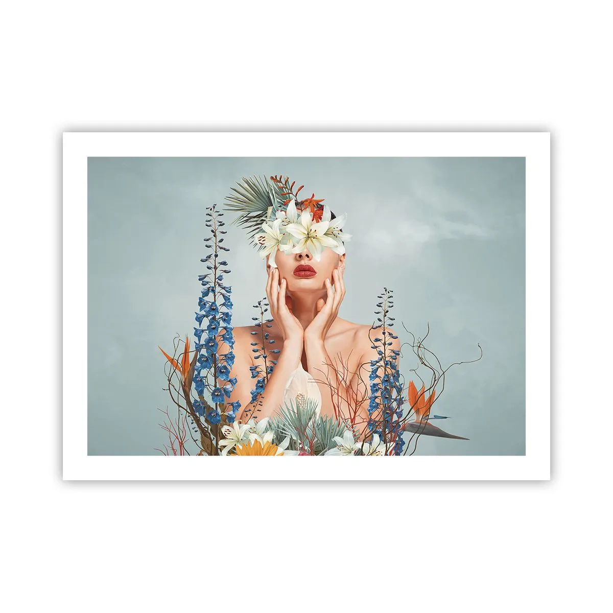 Poster - Femeia floare - 70x50 cm