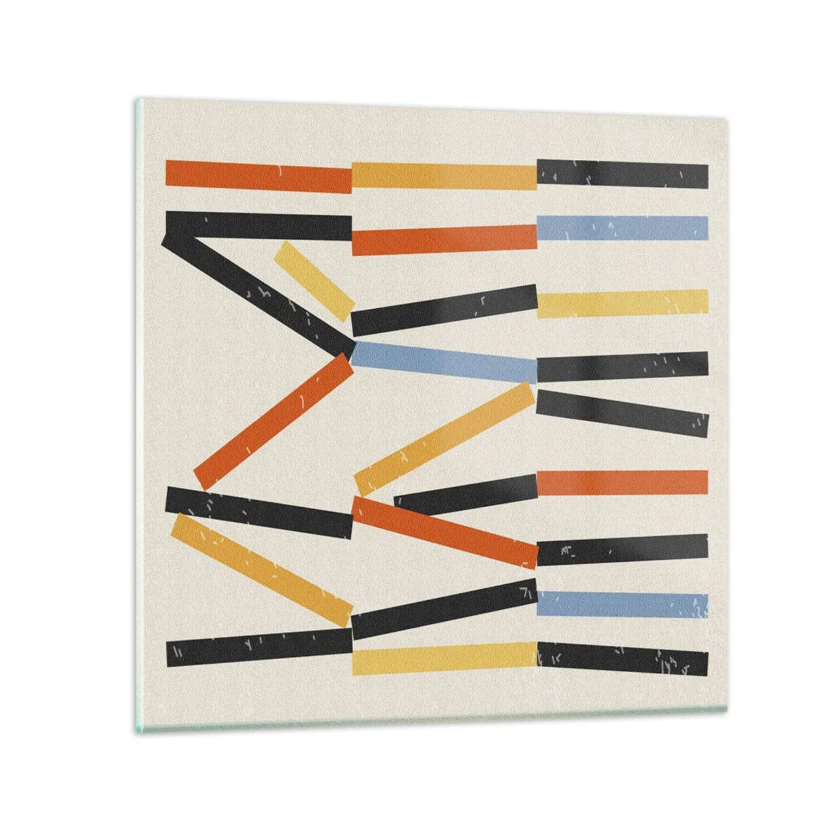 Tablou pe sticlă - Compoziție la nivel - 50x50 cm