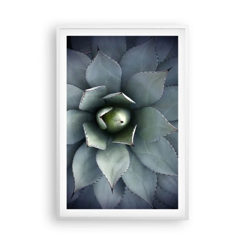 Poster în ramă albă - Momește și avertizează - 61x91 cm