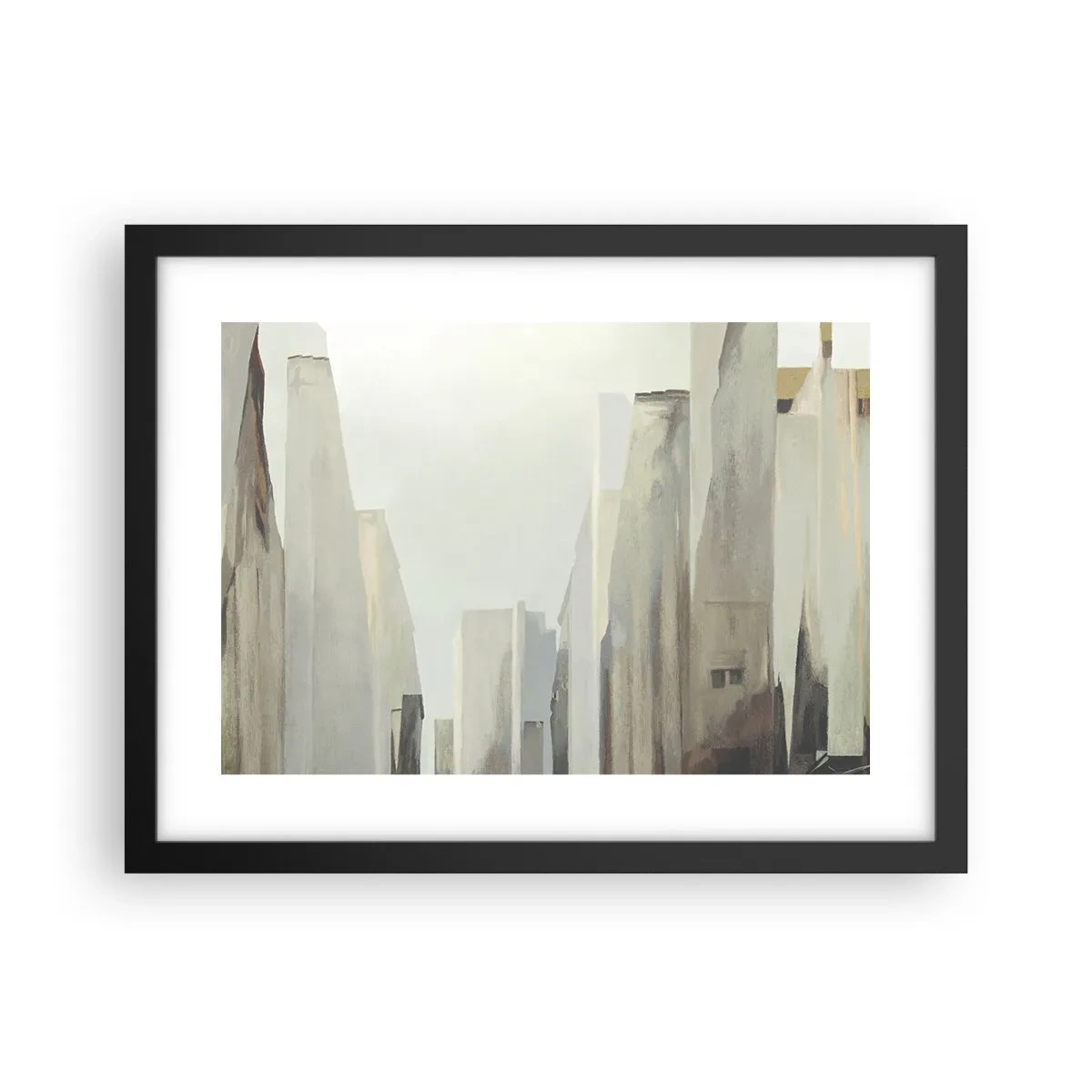 Poster în ramă neagră - Vis urban - 40x30 cm