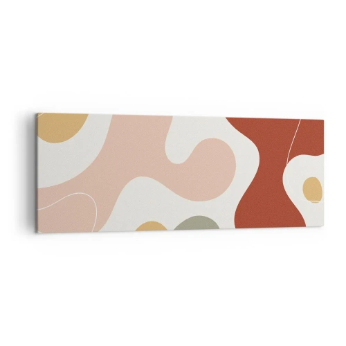 Tablou pe pânză - Pete colorate? - 140x50 cm