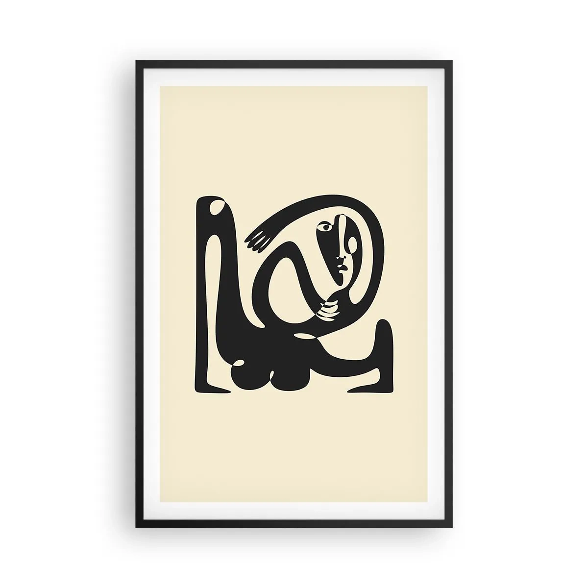 Poster în ramă neagră - Aproape Picasso - 61x91 cm