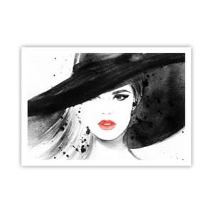 Poster - Doamna în negru - 100x70 cm