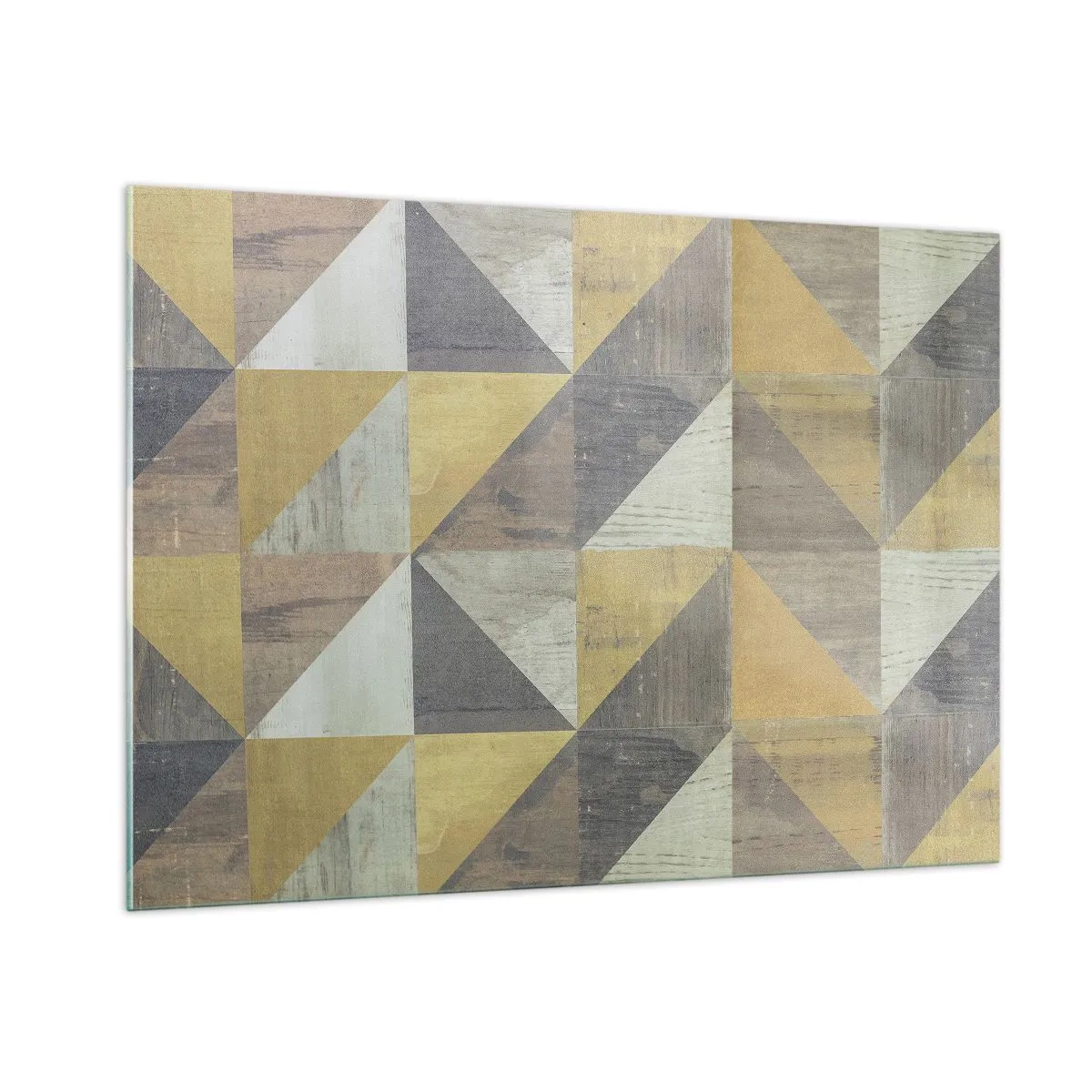 Tablou pe sticlă - La unghiul triunghiului - 100x70 cm