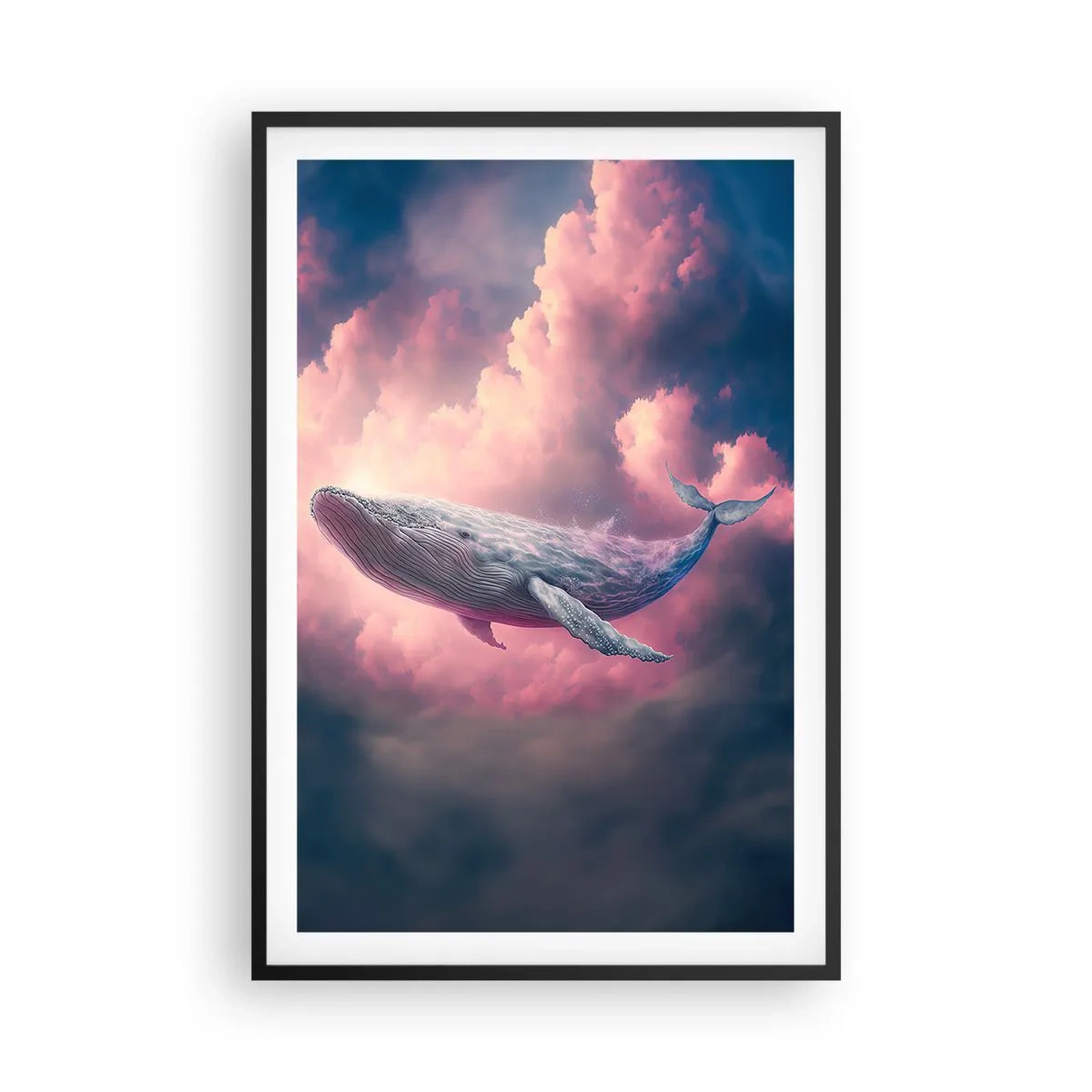 Poster în ramă neagră - Șterge-ți ochii - 61x91 cm
