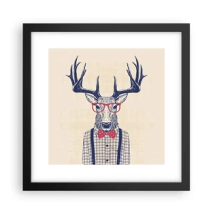 Poster în ramă neagră - O extravaganță jucăușă - 30x30 cm