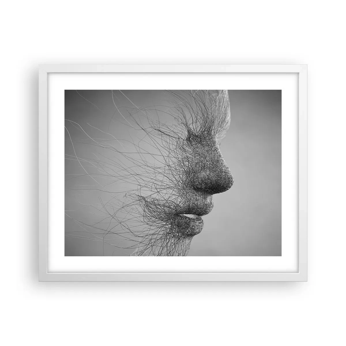 Poster în ramă albă - Spiritul vântului - 50x40 cm