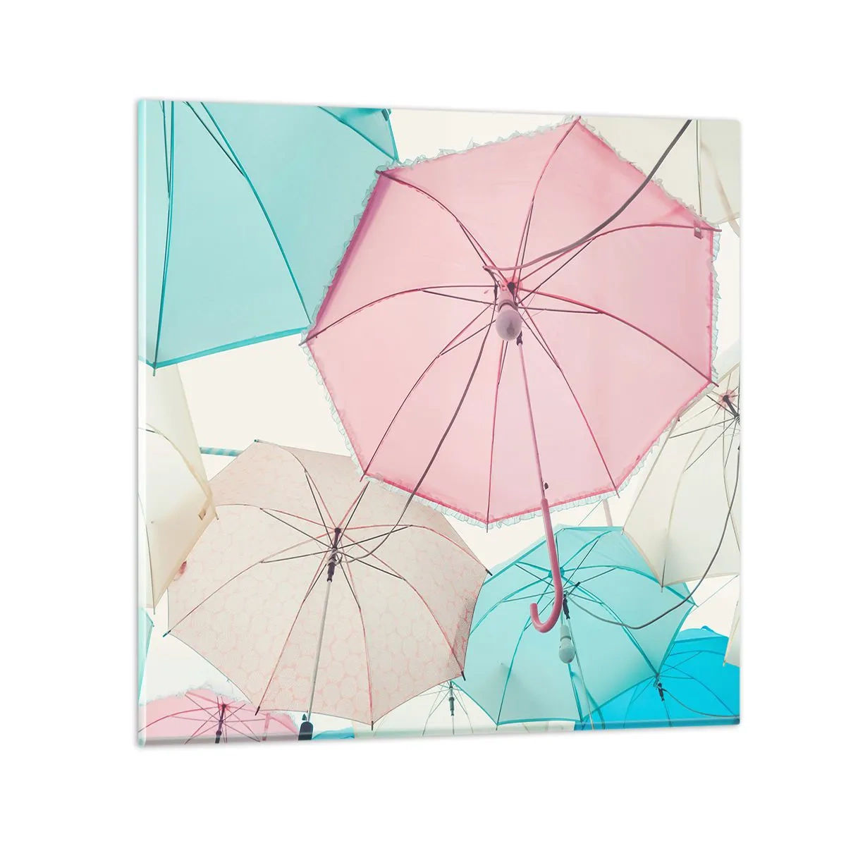 Tablou pe sticlă - Uneori soare, alteori ploaie - 50x50 cm