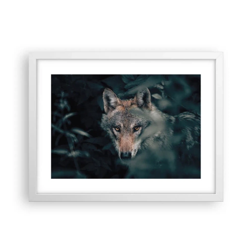 Poster în ramă albă - Vânător - 40x30 cm