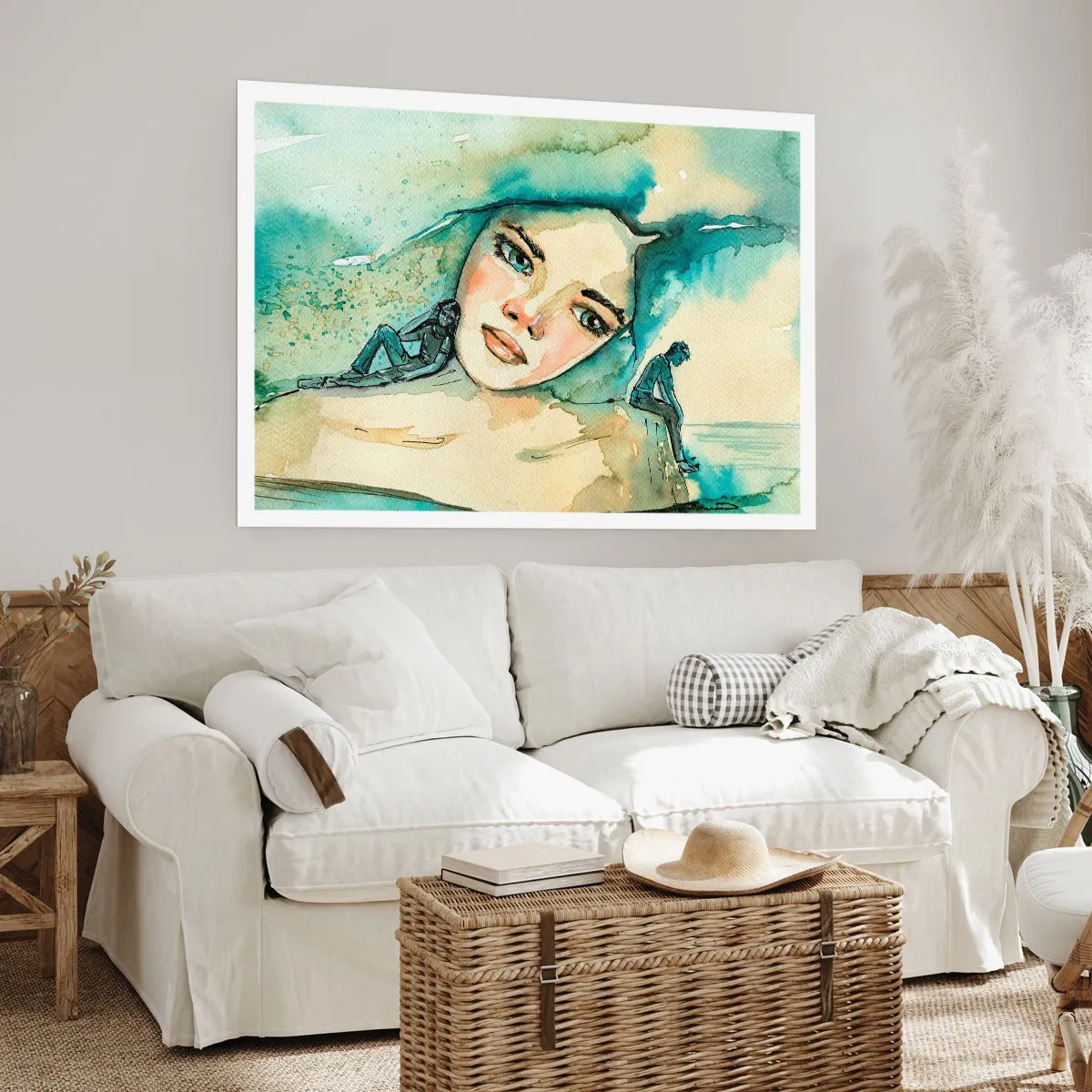 Poster - Am I blue? - 100x70 cm