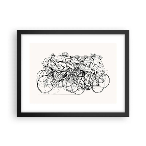 Poster în ramă neagră - Mână în mână - 40x30 cm