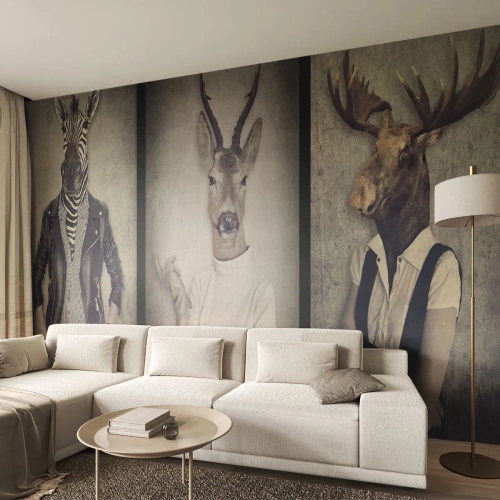 Tapet Standard Eco - Lăsați gesturile să vorbească - Abstracția, Fantezie, Coaste - 350x256 cm