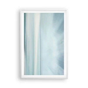 Poster în ramă albă - Liniște până la orizont - 61x91 cm