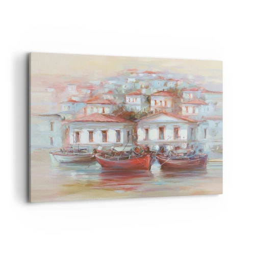Tablou pe pânză - Orășel fericit - 120x80 cm