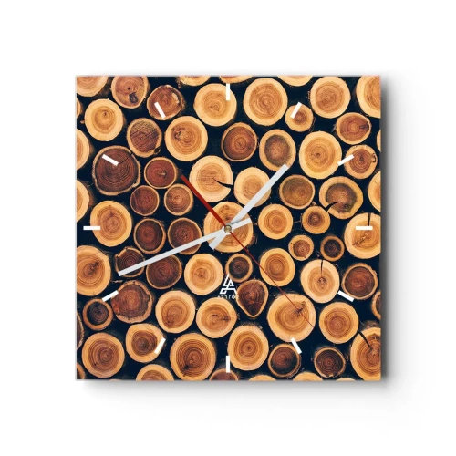 Ceas de perete - Ceas pe sticlă - Cât de bătrân sunt? - 40x40 cm