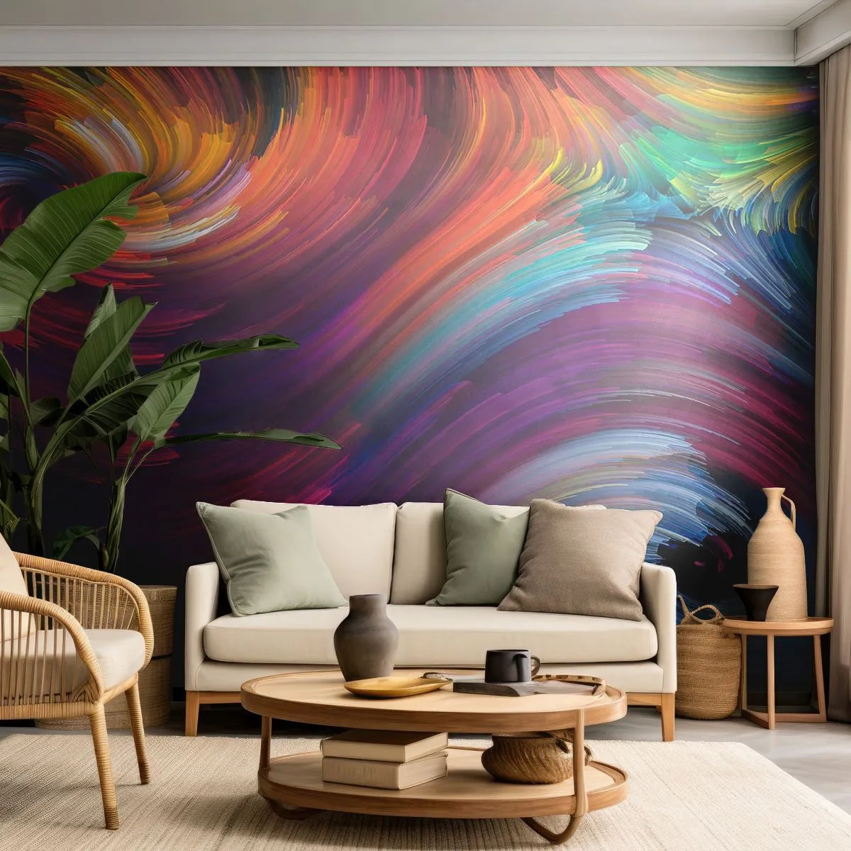 Tapet Premium Sand - Începutul unei lumi noi - Abstracția, Bucată, Model modern - 100x70 cm