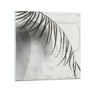 Tablou pe sticlă - Exotismul subtil al naturii - 30x30 cm