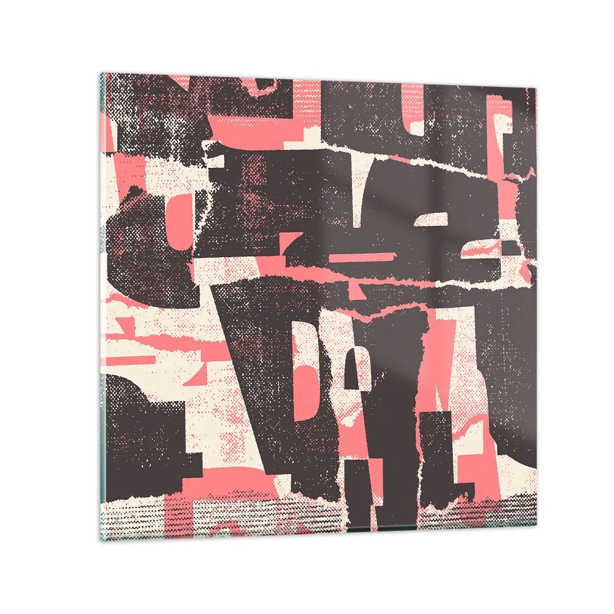 Tablou pe sticlă - Toată această agitație - 30x30 cm