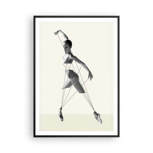 Poster în ramă neagră - Într-un teatru de lumină - 70x100 cm