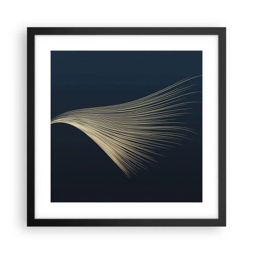 Poster în ramă neagră - Ca părul unui înger - 40x40 cm