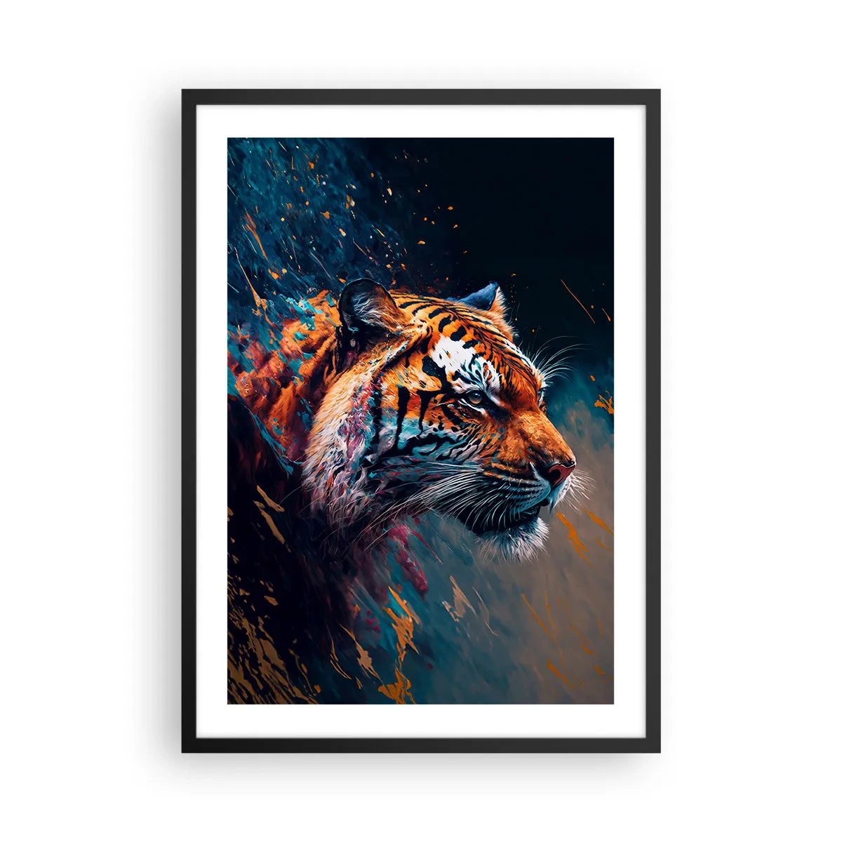 Poster în ramă neagră - Frumusețe sălbatică - 50x70 cm