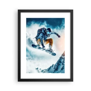 Poster în ramă neagră - Emoții extreme - 30x40 cm
