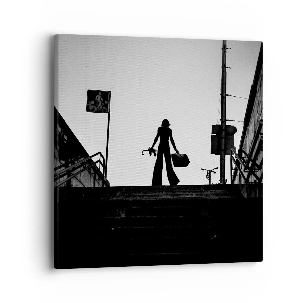 Tablou pe pânză - Rătăcire urbană - 40x40 cm