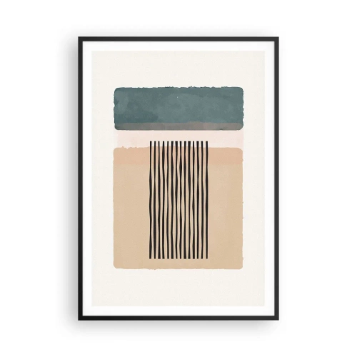 Poster în ramă neagră - Totul este în regulă - 70x100 cm