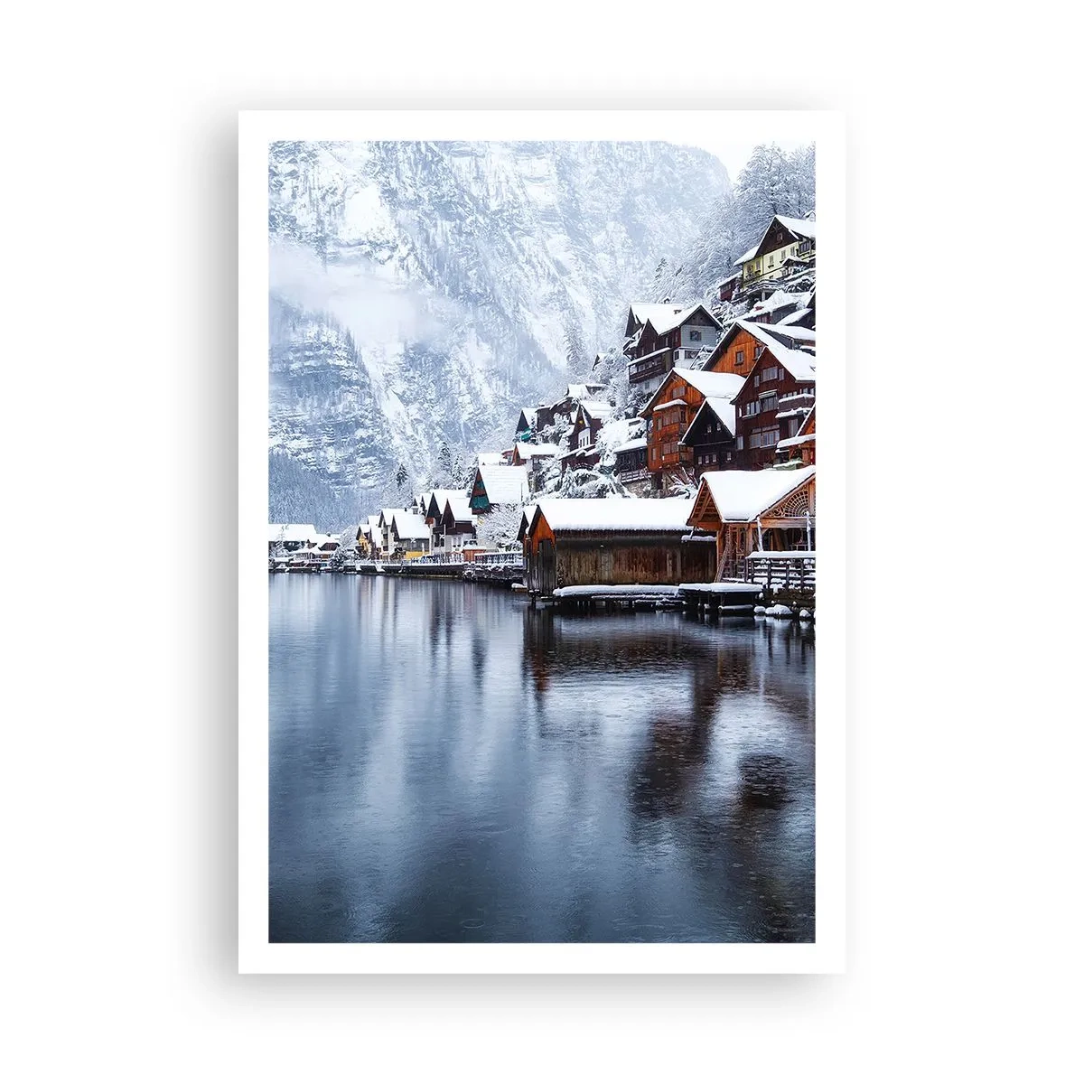 Poster - În decor de iarnă - 70x100 cm