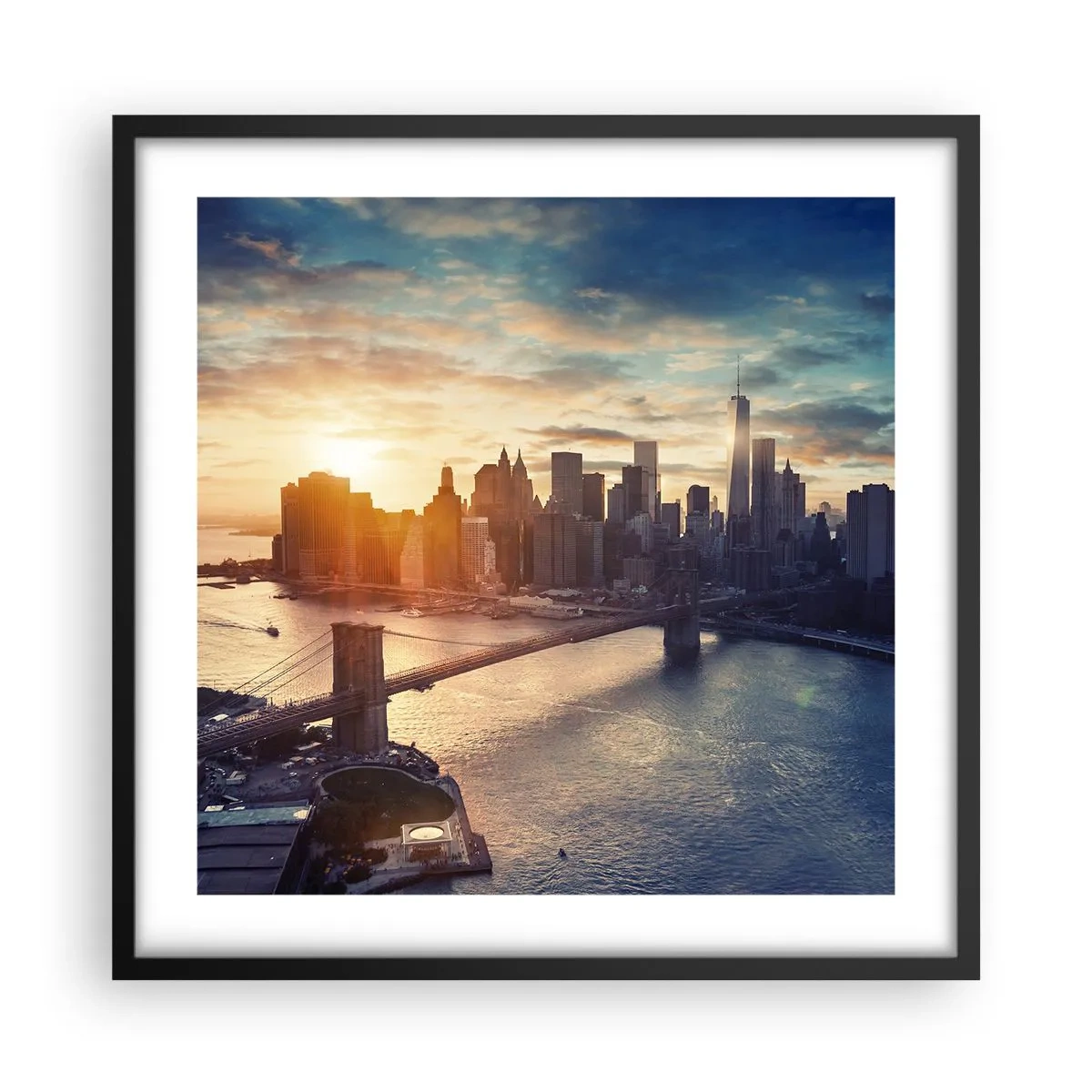 Poster în ramă neagră - Un monument al culturii occidentale - 50x50 cm