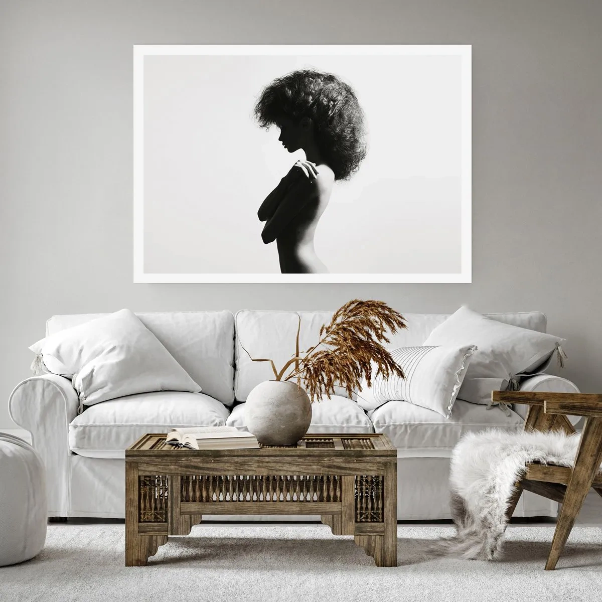 Poster - Ca o floare pe o tulpină subțire - 70x50 cm
