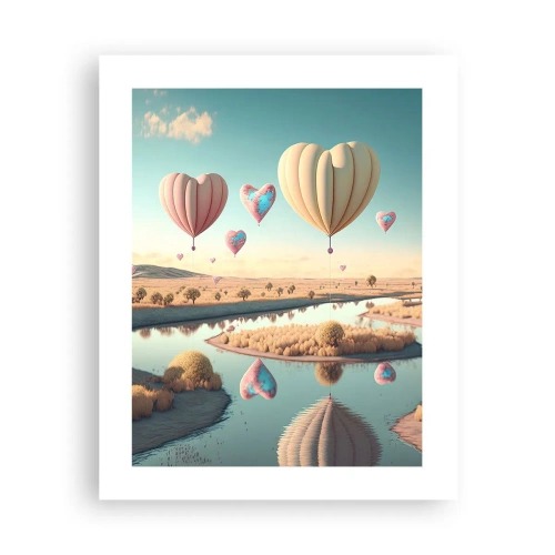 Poster - Iubirea ne înalță - 40x50 cm