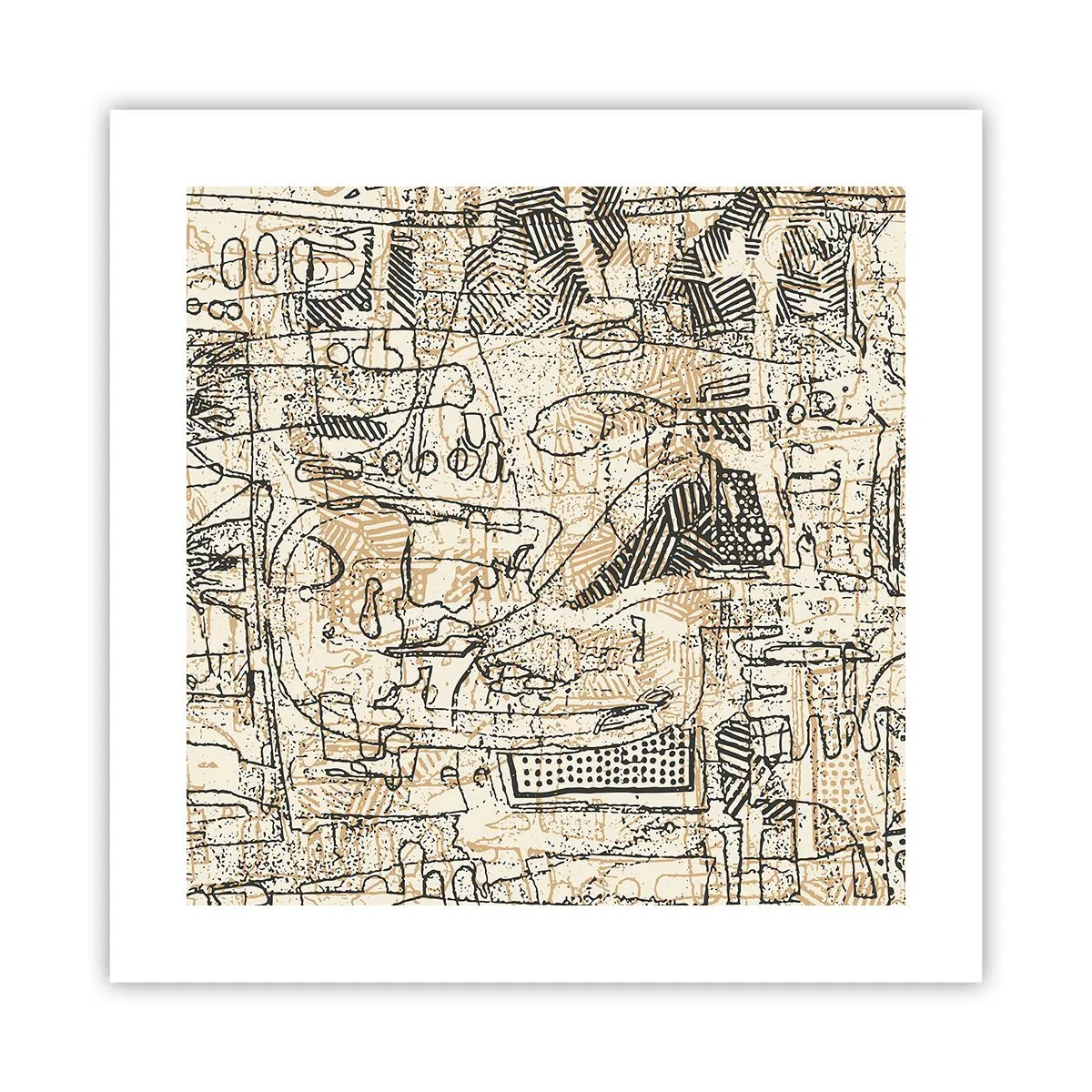 Poster - Așteaptă să fie descifrat - 40x40 cm