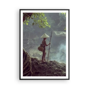 Poster în ramă neagră - Prietenul naturii - 70x100 cm