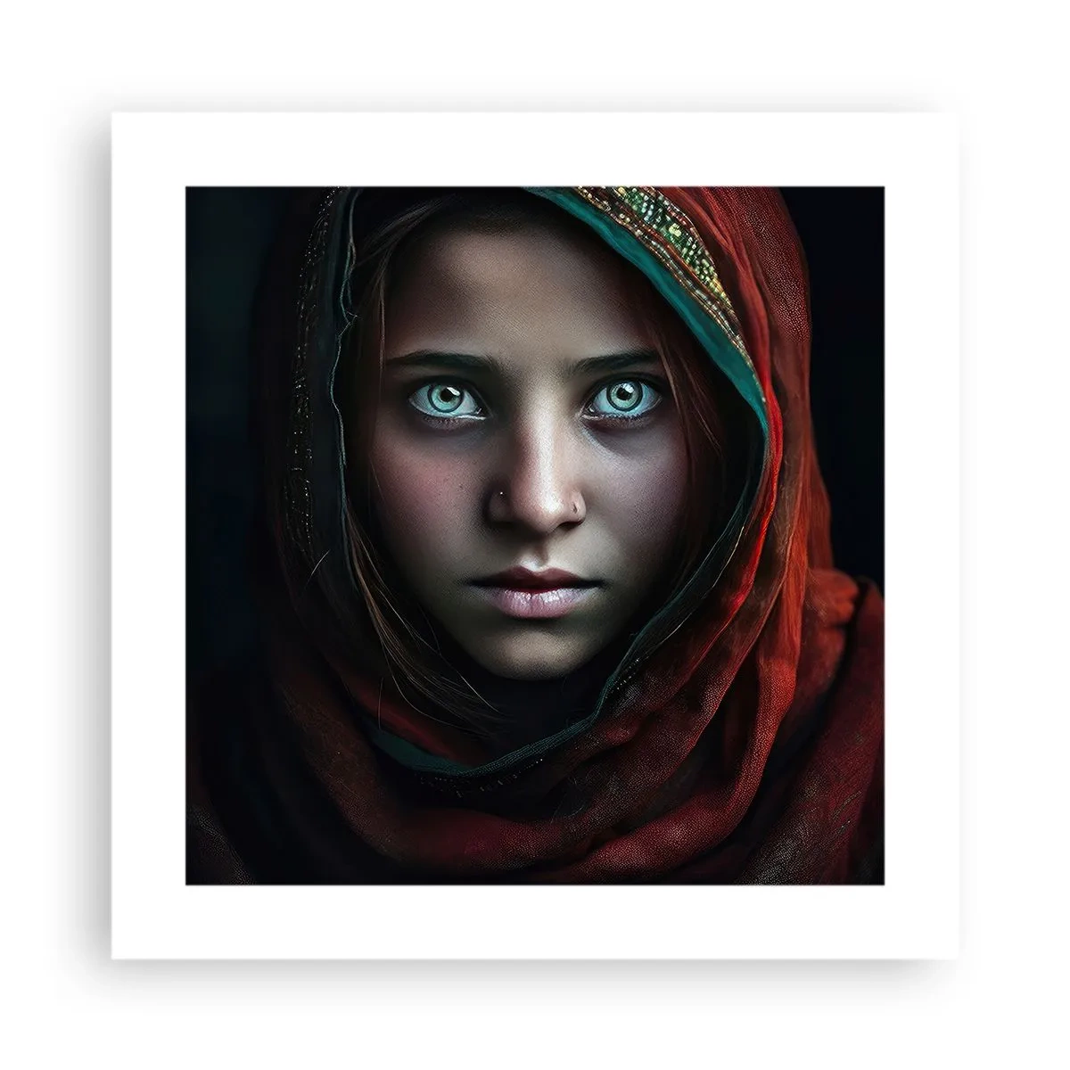Poster - Prințesa orientală - 40x40 cm