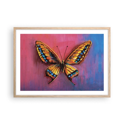 Poster în ramă de stejar deschis - O bijuterie a naturii - 70x50 cm