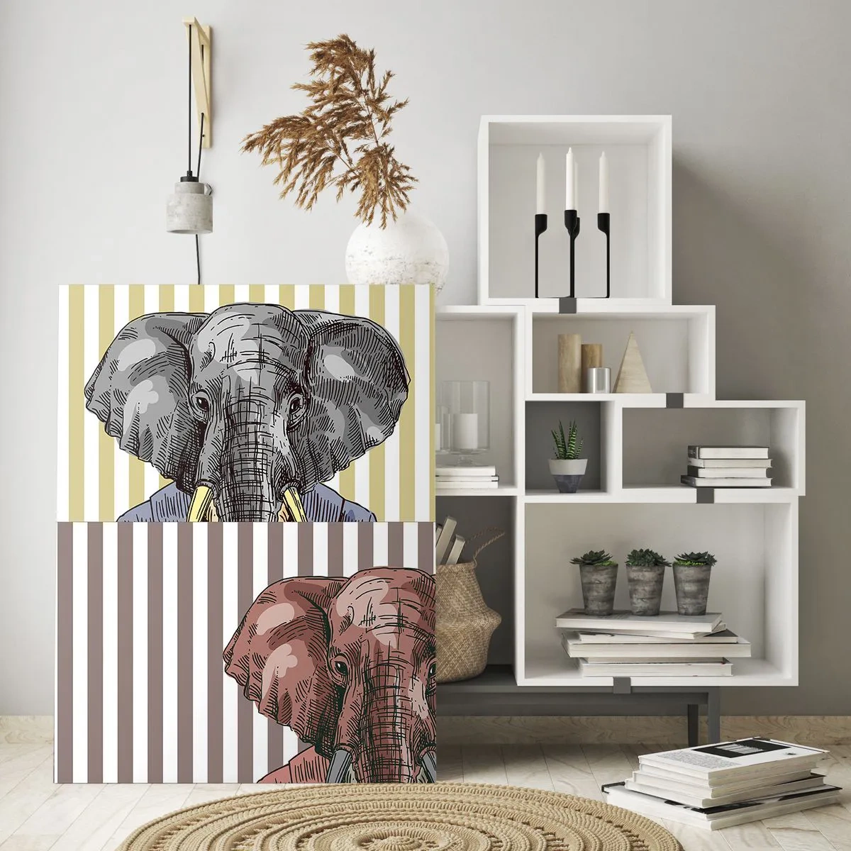 Tablou pe sticlă - Elegant prin natură - 50x70 cm
