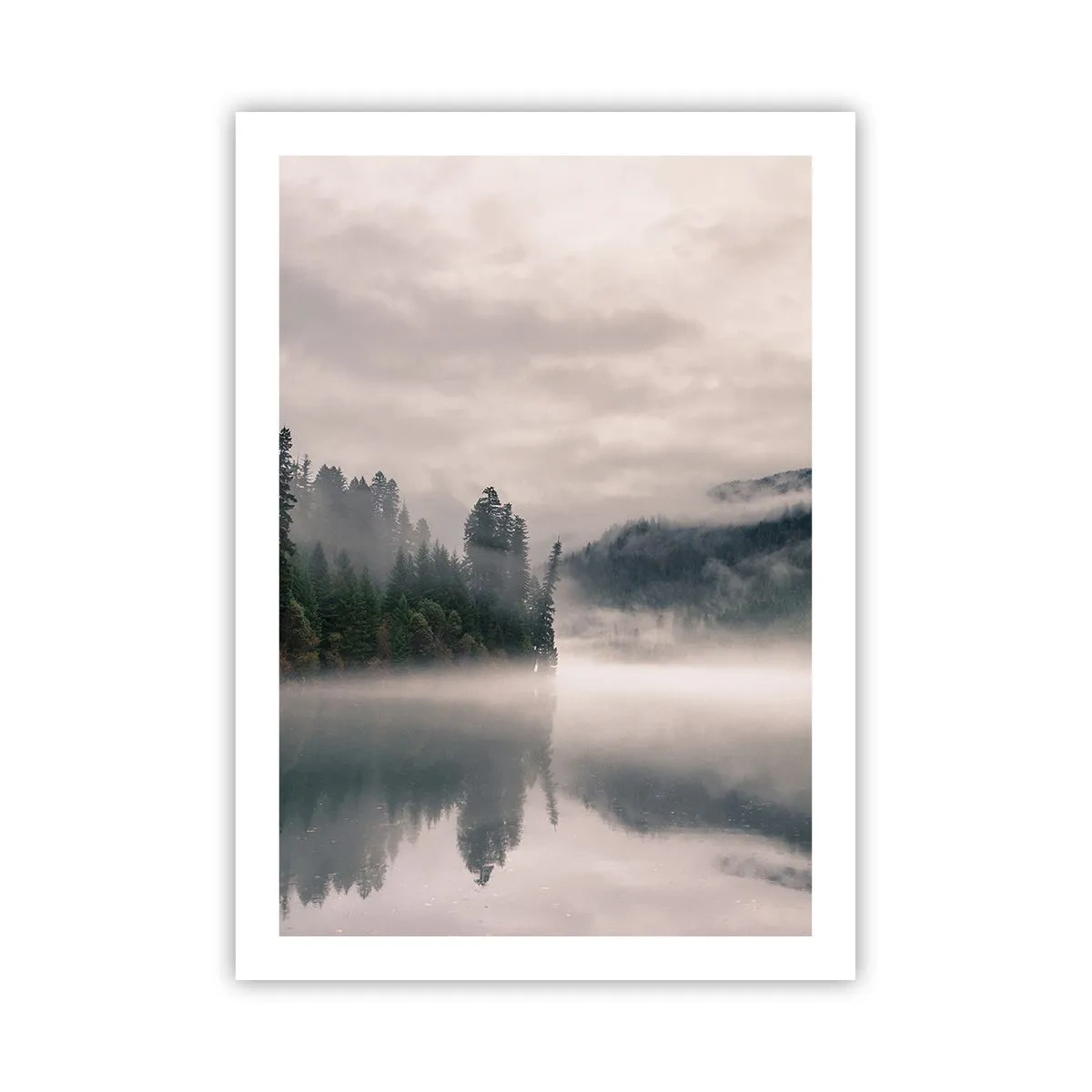 Poster - În reverie, în ceață - 50x70 cm