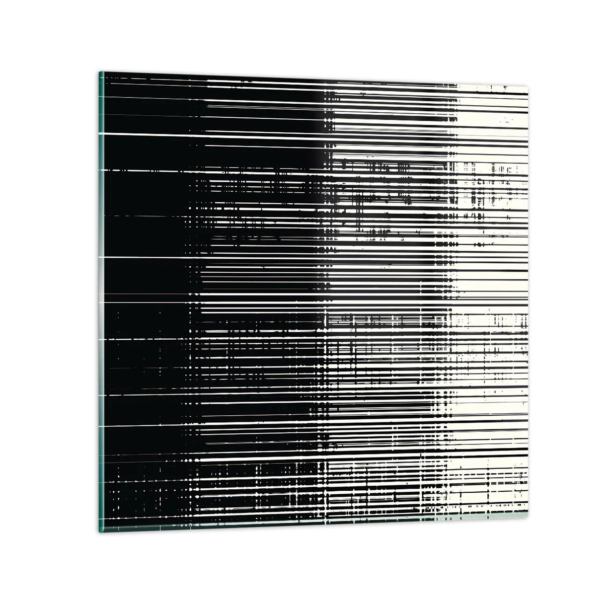 Tablou pe sticlă - Valuri și vibrații - 30x30 cm