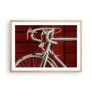 Poster în ramă de stejar deschis - Creat pentru victorie - 70x50 cm