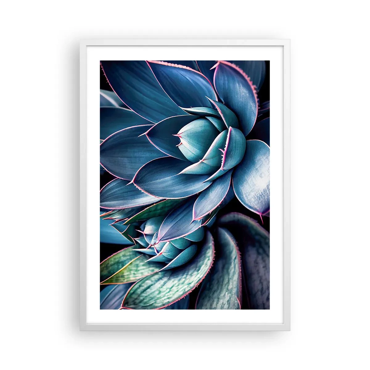 Poster în ramă albă - Forța vitală - 50x70 cm