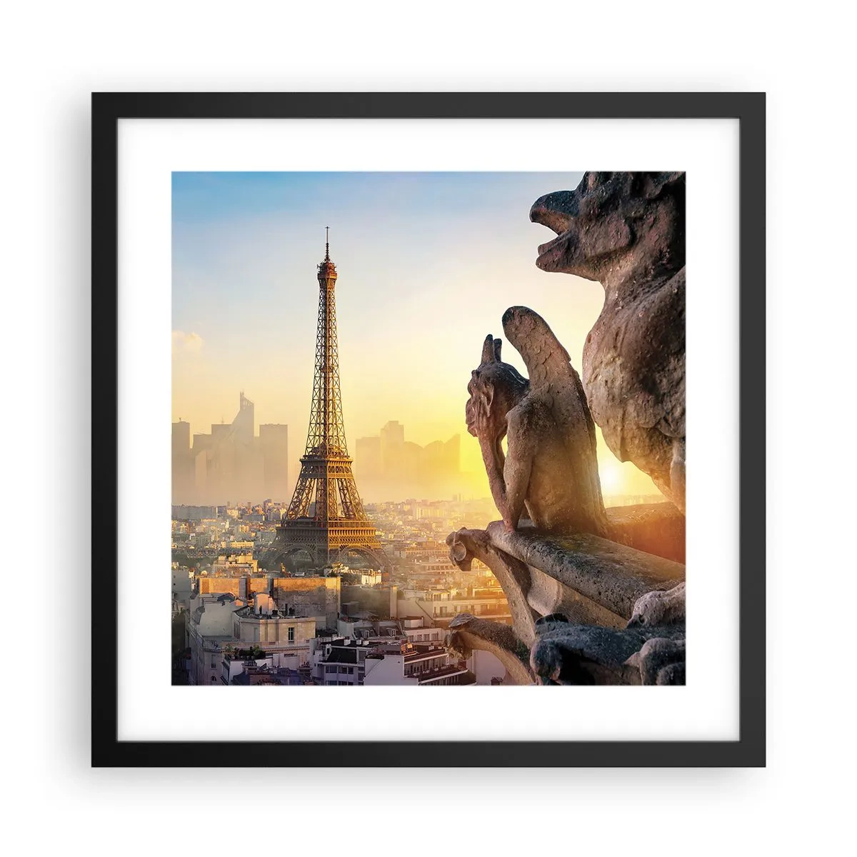 Poster în ramă neagră - S-au schimbat multe... - 40x40 cm