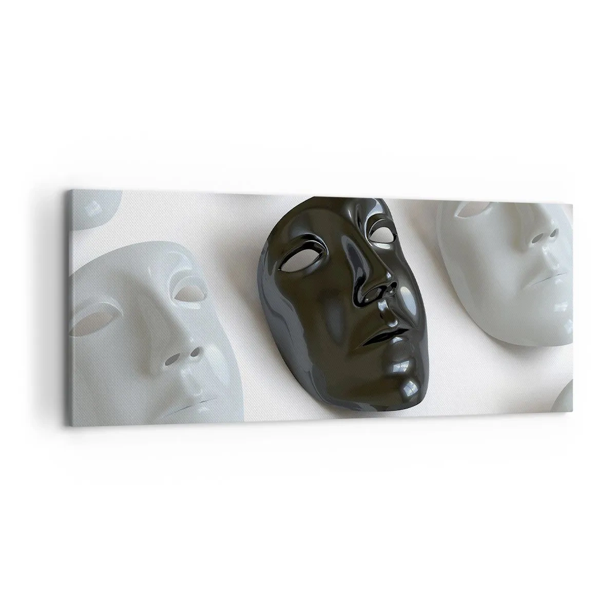 Tablou pe pânză - Cum să ieșiți în evidență? - 120x50 cm