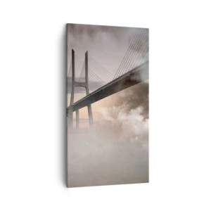 Tablou pe pânză - Lângă un râu care nu există - 45x80 cm