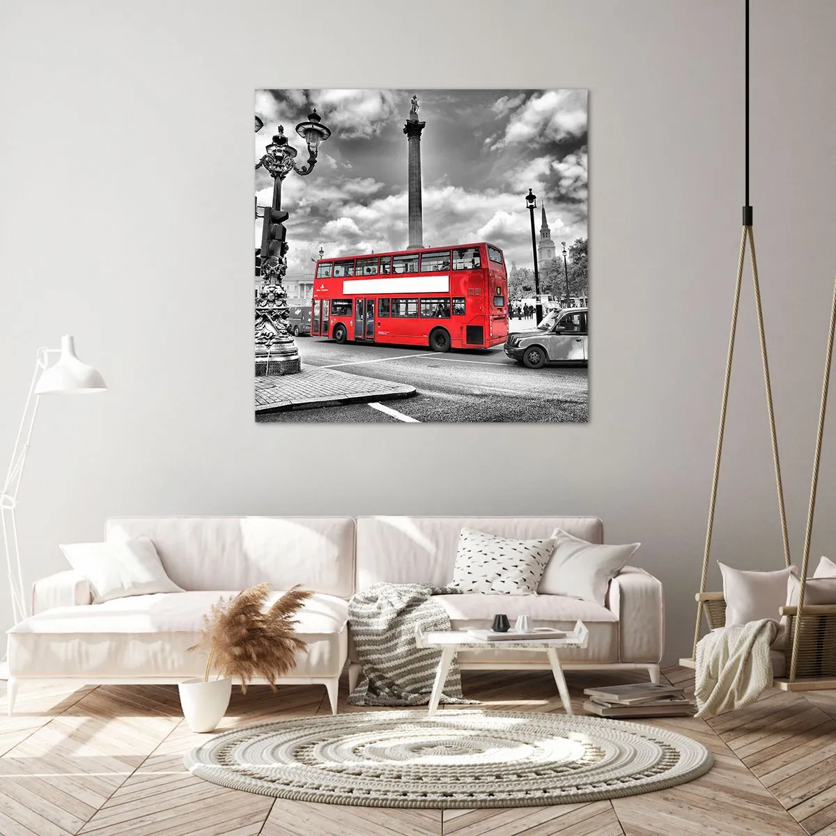 Tablou pe pânză - Adevărata forță vitală a orașului - 60x60 cm