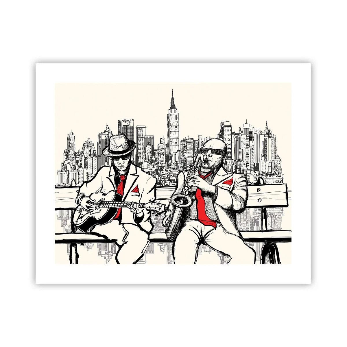 Poster - Improvizație la New York - 50x40 cm