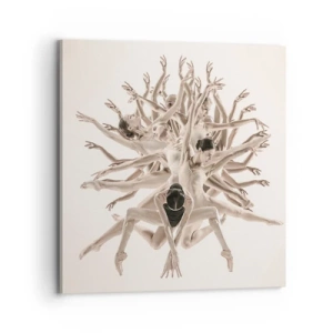 Tablou pe pânză - Înflorirea în dans - 70x70 cm